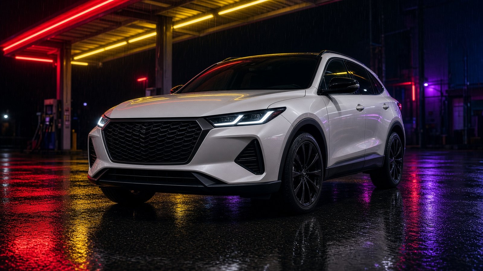 Acura RDX at night
