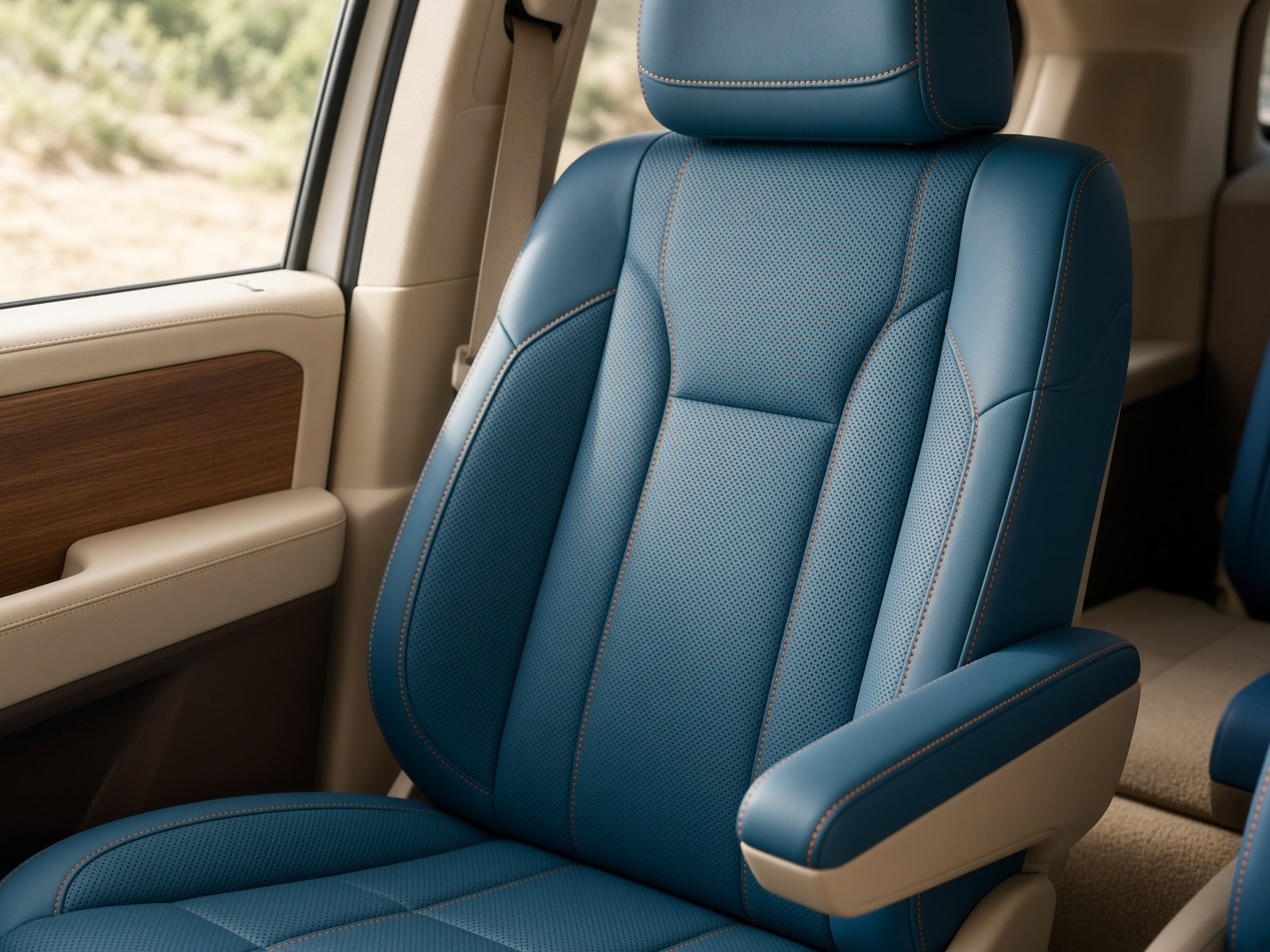Nappa leather seat