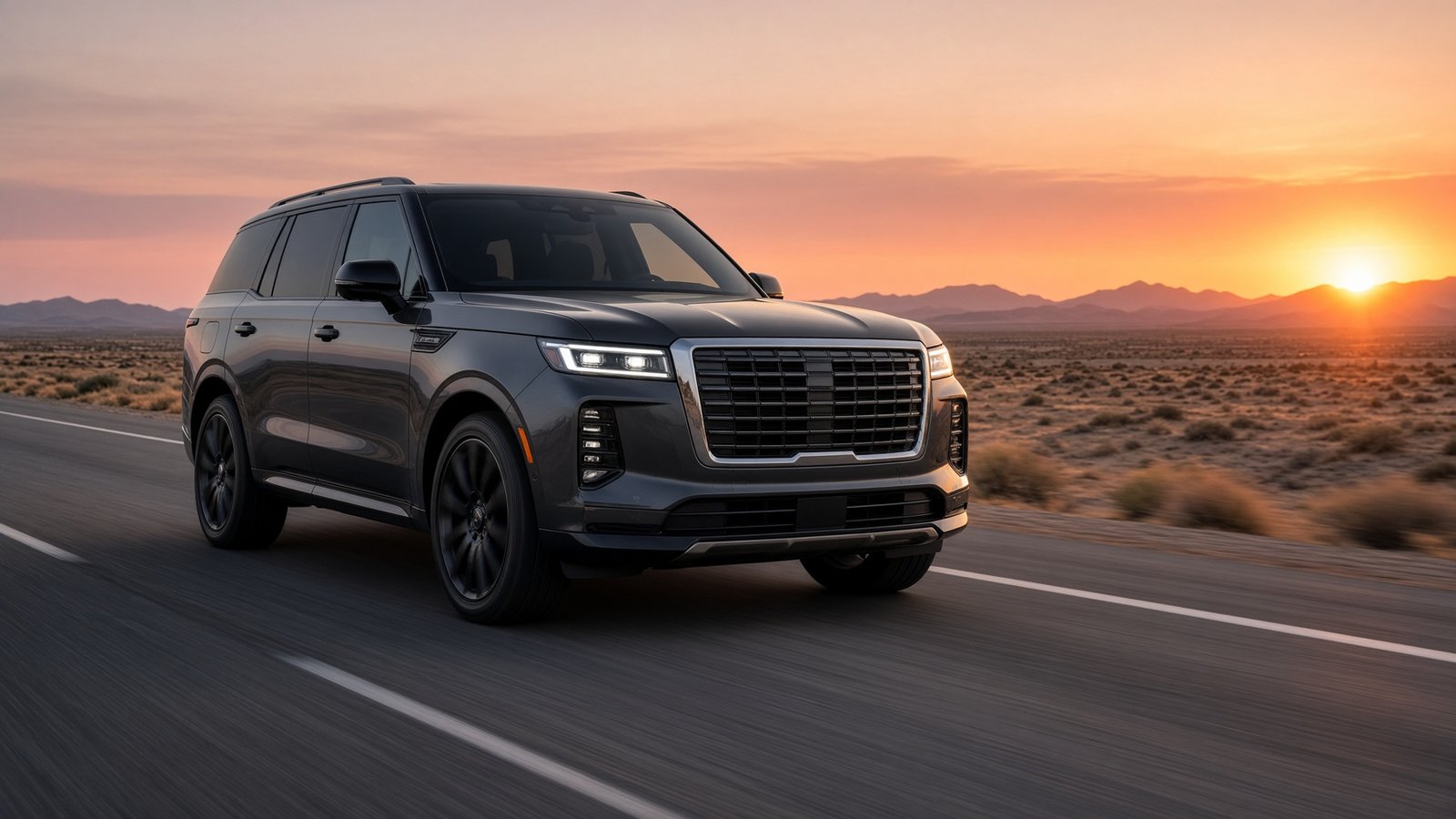 Graphite 2027 INFINITI QX80 full-size luxury SUV