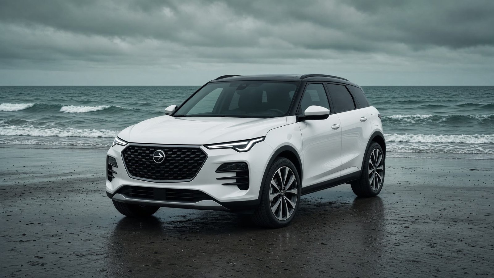 Volvo XC40 on the coast